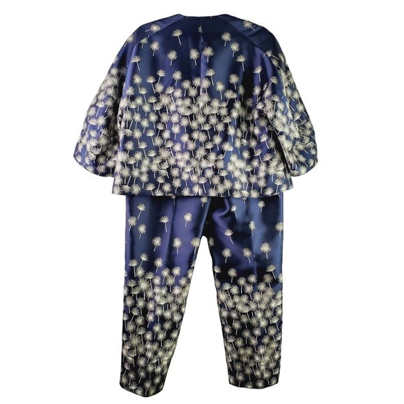 Zara dandelion pants crop jacket set jacquard NWOT a sold-out bloggers' favorite - Picture 3 of 12